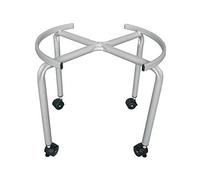 Sansone Supporto con Ruote per Contenitore Olio lt.25-30-50 Piede Fusto Botte Carrello