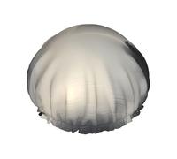 Sansui, cuffia da doccia da donna a doppio strato, riutilizzabile, design di grandi dimensioni adatto a tutte le lunghezze dei capelli, adatto per ragazze, spa e salone domestico.