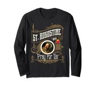 Sant’Agostino d’Ippopotamo Pregate per Noi Città Cattolico Maglia a Manica