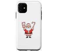 Santa 6-7 Candy Cane Natale Carino Vacanza Meme Estetica Custodia per iPhone 11