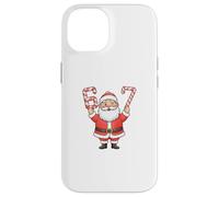 Santa 6-7 Candy Cane Natale Carino Vacanza Meme Estetica Custodia per iPhone 14