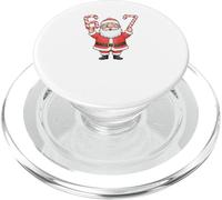Santa 6-7 Candy Cane Natale Carino Vacanza Meme Estetica PopSockets PopGrip per MagSafe