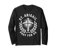 Santa Abigail Prega per noi Cattolica Gioventù Conferma Maglia a Manica