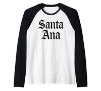 Santa Ana, California, Orange County SoCal 714 Garden Grove Maglia con Maniche Raglan