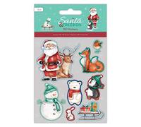 Santa and Friends Adesivi,