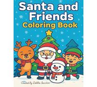 Santa And Friends Coloring Book