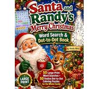 Santa and Randy's Merry Christmas Word Search & Dot-to-Dot Book