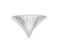 Santa ap1 big applique lampada da parete in vetro trasparente soffiato e lavorat [EEK: A]