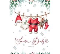 Santa Baby Guest Book: With Gift Log And Thank You Tracker For Christmas Baby Shower