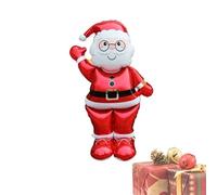 Santa Balloon, Large Aluminum Foil Standing Balloon, 72g Christmas Figure Decoration, Festive Photo Prop for Holiday Parties, New Year Celebrations, Home and Event Decor