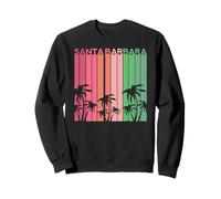 Santa Barbara Beach California Surf Vintage Isla Vista Rosa Felpa