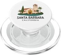 Santa Barbara Beach Retro California Surf Isla Vista Missione PopSockets PopGrip per MagSafe