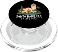 Santa Barbara Beach Retro California Surf Isla Vista Missione PopSockets PopGrip per MagSafe