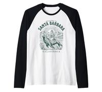 Santa Barbara California: Bellezza costiera, Storia della Missione, Maglia con Maniche Raglan