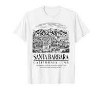 Santa Barbara: Dove Le Montagne incontrano Oceano e Storia Maglietta
