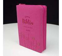 Santa Biblia/ Holy Bible: Biblia NVI, Piel Especial con Cierre, Fucsia, Zipper