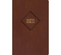 RVR 1960 Biblia Letra Gigante, Café, Piel Fabricada (Rilegato in ecopelle)