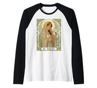 Santa Brigida Il Santo Patrono delle Dairymaids Maglia con Maniche Raglan