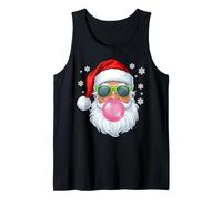 Santa Bubble Gum Christmas Green Occhiali da Sole Canotta