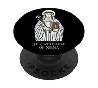 Santa Caterina da Siena Patrona Cattolica PopSockets PopGrip Adesivo