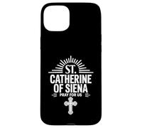 Santa Caterina da Siena Prega per Noi Cristiani Cattolici Custodia per iPhone 15 Plus