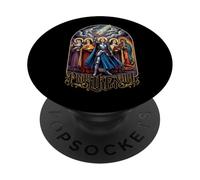 Santa cattolica Prega come una ragazza Donne Religiose PopSockets PopGrip Adesivo