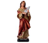 Santa Cecilia 30 cm statua resina
