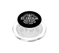 Santa Cecilia Patrona Dei Musicisti Prega Per Noi PopSockets PopGrip per MagSafe