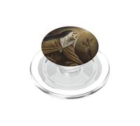 Santa Chiara d'Assisi Arte Cattolica Tradizionale Vintage PopSockets PopGrip per MagSafe