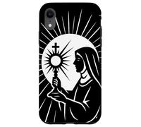 Santa Chiara d'Assisi Santi Cattolici Eucaristia Ostensorio Custodia per iPhone XR