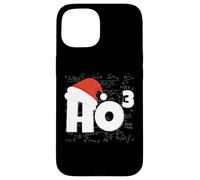 Santa Christmas Hat HoHoHo Funny Math Teacher Humor Custodia per iPhone 15