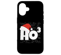 Santa Christmas Hat HoHoHo Funny Math Teacher Humor Custodia per iPhone 16