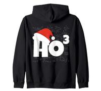 Santa Christmas Hat HoHoHo Funny Math Teacher Humor Felpa con Cappuccio