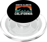 Santa Clarita California Bear Retro 661 Santa Clara River PopSockets PopGrip per MagSafe