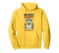 Santa Clarita, California, USA, divertente disegno a forma di gatto Meowdy Pawtner Felpa con Cappuccio