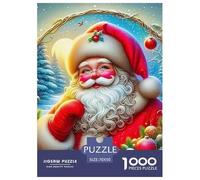 Santa Claus 1000 Pezzi Christmas Puzzle Adulti Impegnativo E Difficile Per Difficoltà Sfida Per Adulti E Ragazzi Collection Puzzle Per Gioco Familiare, Festa Aziendale Regalo Giocattolo Colorato Per