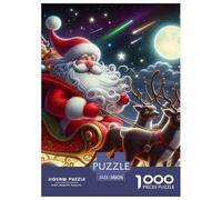 Santa Claus 1000 Pezzi Christmas Puzzle Adulti Impegnativo E Difficile Per Difficoltà Sfida Per Adulti E Ragazzi Collection Puzzle Per Gioco Familiare, Festa Aziendale Regalo Giocattolo Colorato Per