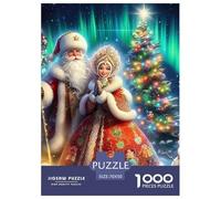 Santa Claus 1000 Pezzi Christmas Puzzle Adulti Impegnativo E Difficile Per Qualità Premium Per Adulti E Ragazzi Collection Decorazione Domestica Regalo Per Amore E Amico 70x50cm/1000pcs