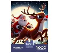 Santa Claus 1000 Pezzi Christmas Puzzle Classici Animali Divertenti Per Uomo E Donna Qualità Premium Per Adulti E Ragazzi Collection Puzzle Per Gioco Familiare, Festa Aziendale Regalo Giocattolo Colo
