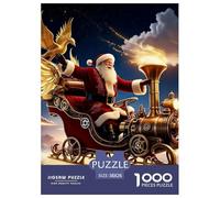 Santa Claus 1000 Pezzi Christmas Puzzle Classici Animali Divertenti Per Uomo E Donna Qualità Premium Per Adulti E Ragazzi Collection Decorazione Domestica Regalo Per Amore E Amico 38x26cm/1000pcs