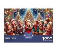 Santa Claus 1000 Pezzi Christmas Puzzle Classici Impegnativo E Difficile Per Difficoltà Sfida Per Adulti E Ragazzi Collection Decorazione Domestica Regalo Giocattolo Colorato Per La Famiglia 38x26cm/