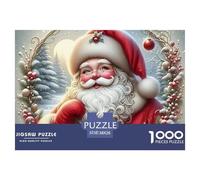 Santa Claus 1000 Pezzi-Puzzle Christmas Puzzle Adulti Impegnativo E Difficile Per Straordinario Regalo Per Amore E Amico 38x26cm/1000pcs