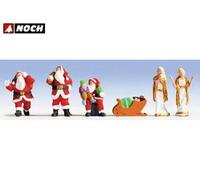 Santa Claus 5 personaggi con accessori HO NH15920 - noch modellismo