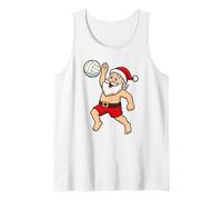 Santa Claus Beach Sand Pallavolo Giocatore Natale Canotta