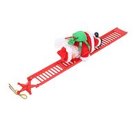 Santa Claus Climb Ladder, Electric Climbing Santa, Christmas for(Red single ladder (random gift package))