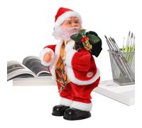 Santa Claus Electric - Fabric, Hips Shaking Electric Figurine, Musical Dancing Feature | Animated Christmas Santa Claus, Holiday Home Decor per adulti Camera da vivaio teenager camera da