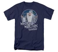 Santa Claus Is Comin'To Town Inverno Warlock Autorizzato T-Shirt