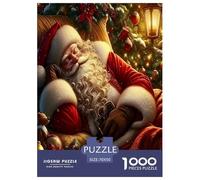 Santa Claus Jigsaw Puzzle Impossibili 1000 Pezzi Decorazione Per La Casa. Rilassamento E Intelligence Per Adulti E Ragazzi Da 14 Anni 70x50cm/1000pcs