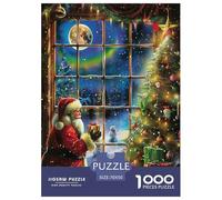 Santa Claus Jigsaw Puzzle Impossible 1000 Pezzi Decorazione Per La Casa. Giochi Rilassamento E Intelligence Per Adulti E Ragazzi Da 14 Anni 70x50cm/1000pcs