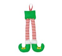 Santa Claus Leg Party Charm Christmas Tree Ornaments Cute Soft